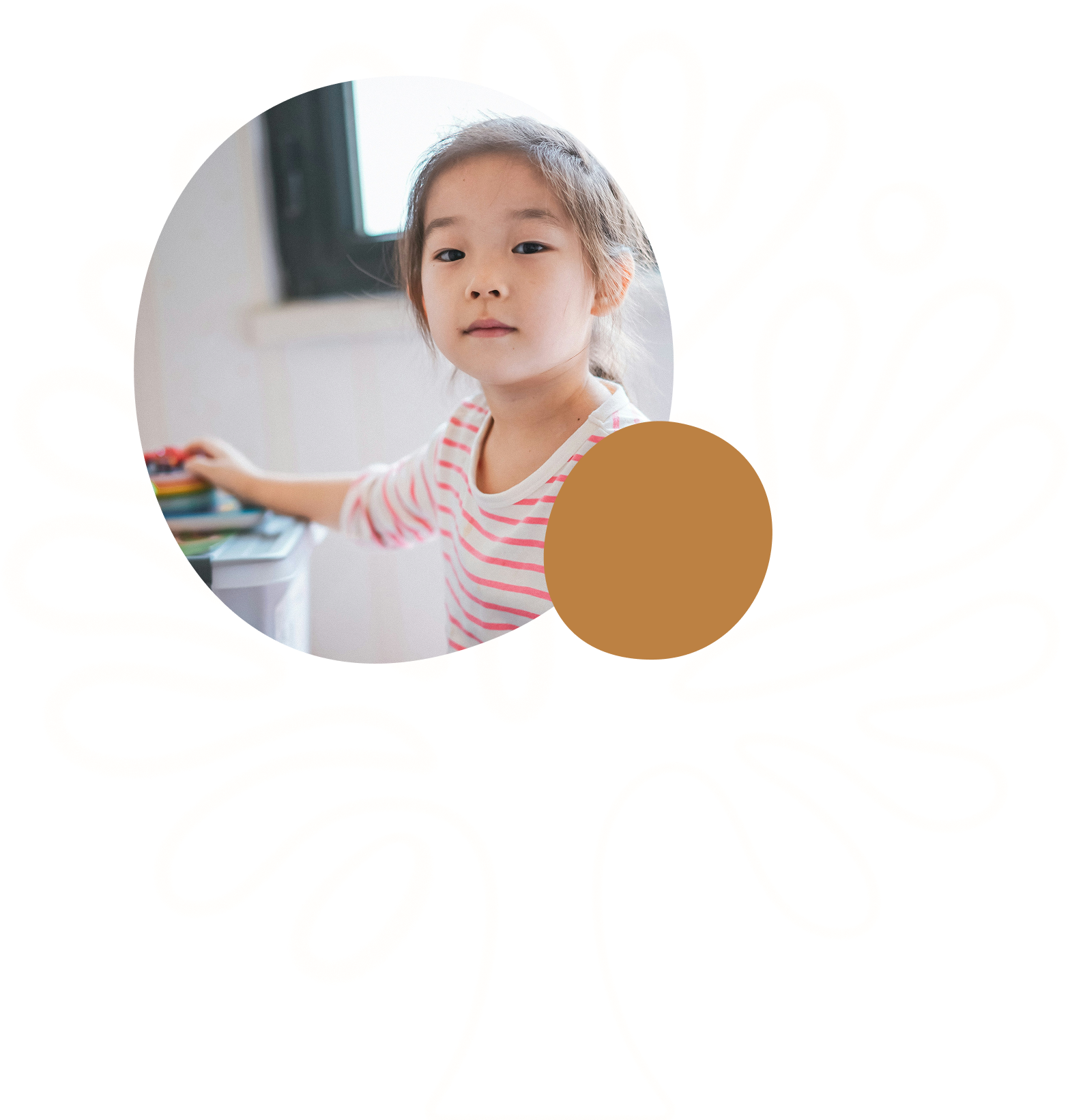A young girl with blonde hair running joyfully across a grassy field with colorful agility cones, captured in motion with a blurred background