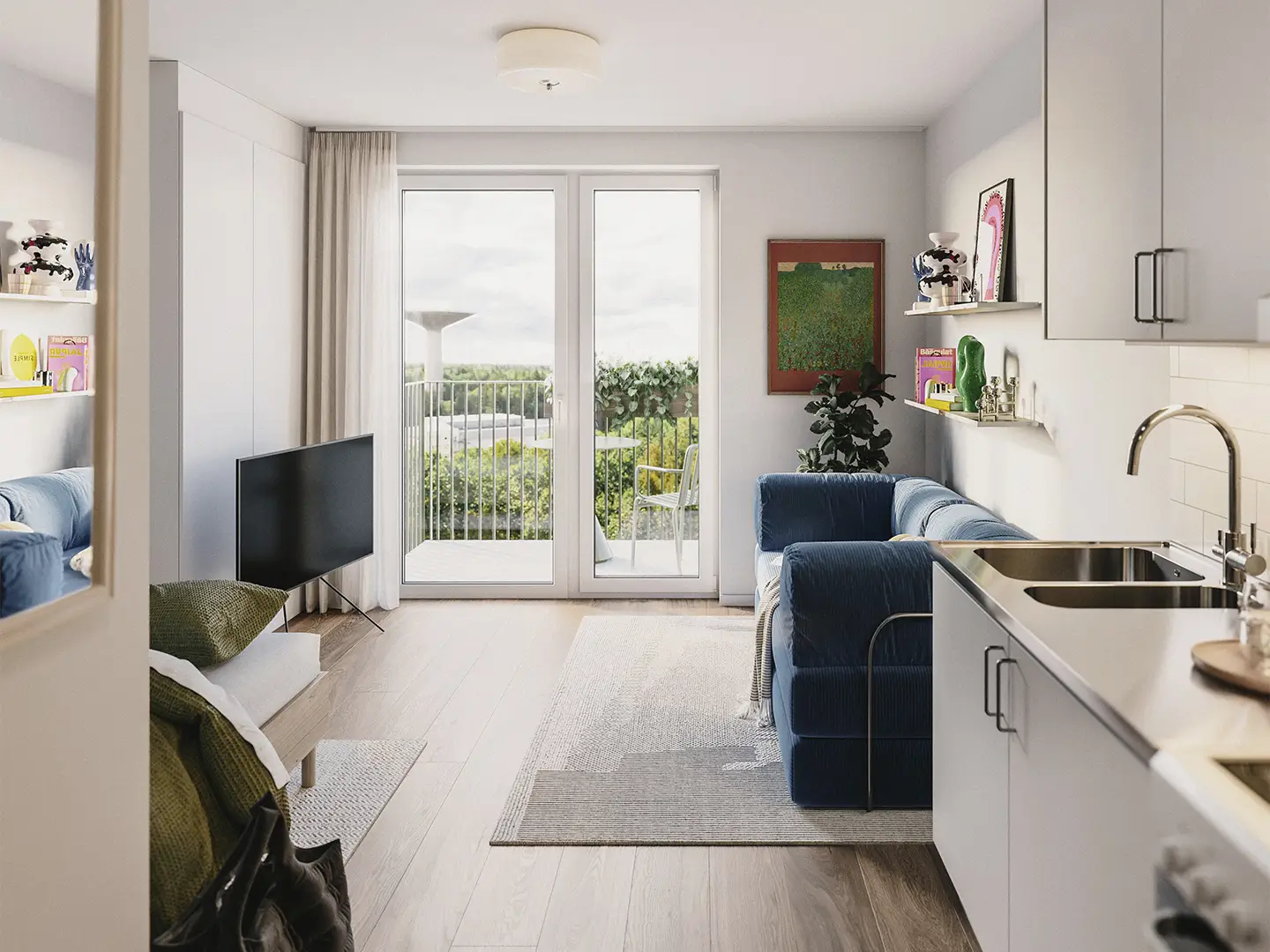 Studio Apartments at Blick Flemingsberg