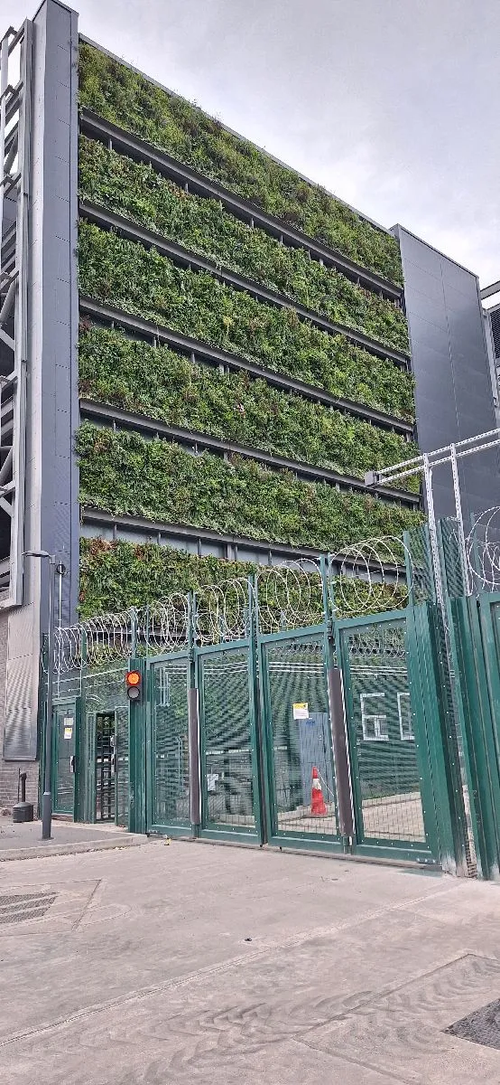 Union Park's 745m² ANS Living Wall boosts biodiversity, air quality, and aesthetics, positively impacting local habitats.