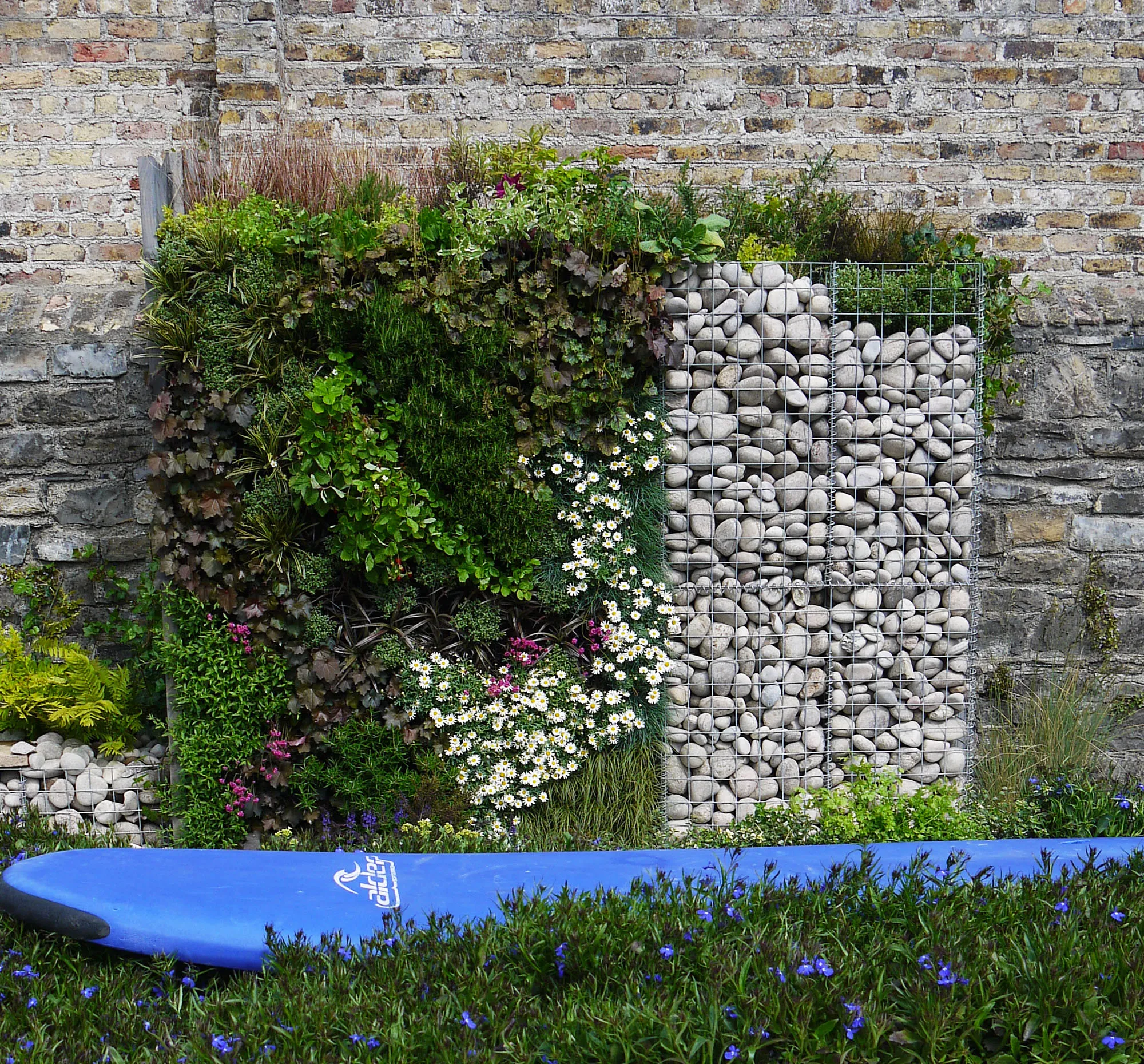 Exterior living wall system at Bloom In The Park