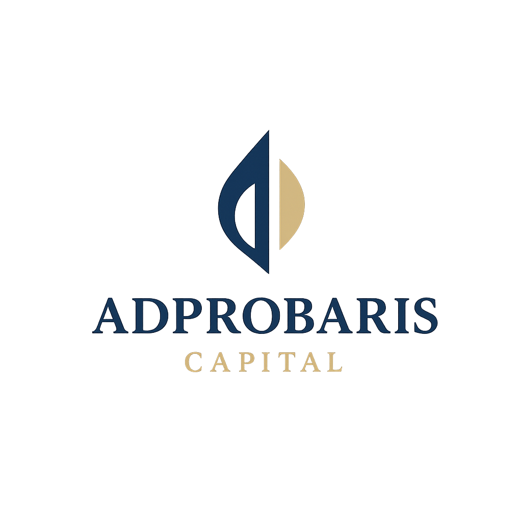 adprobaris Capital Group logo with slogan