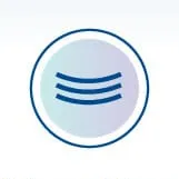 volume of breast tissue icon