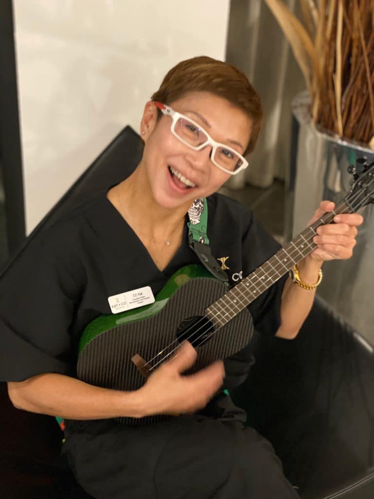 CC Kat, Covid 19 and playing the ukulele