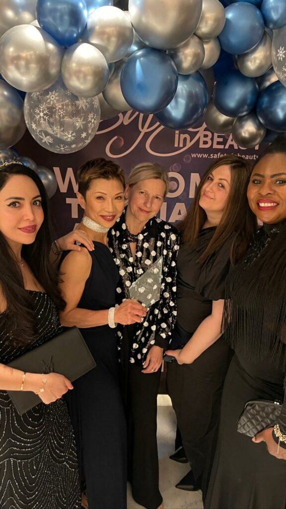 CC Kat and team celebrate award win