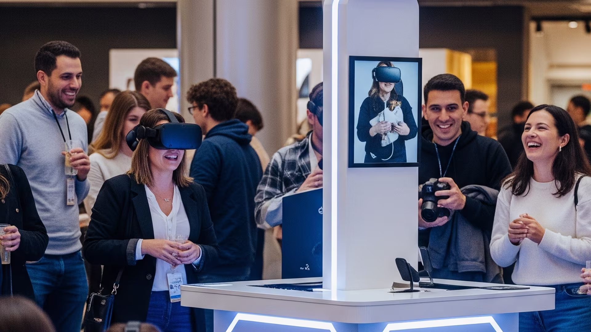 Booth attention service cover - Trade fair engagement solution