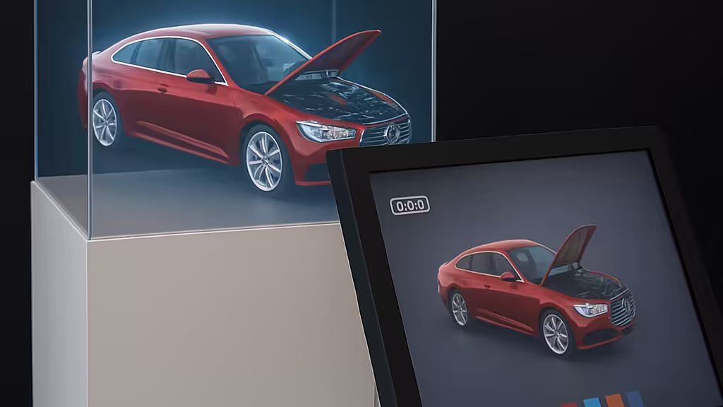 AI-generated event atmosphere - Conceptual design