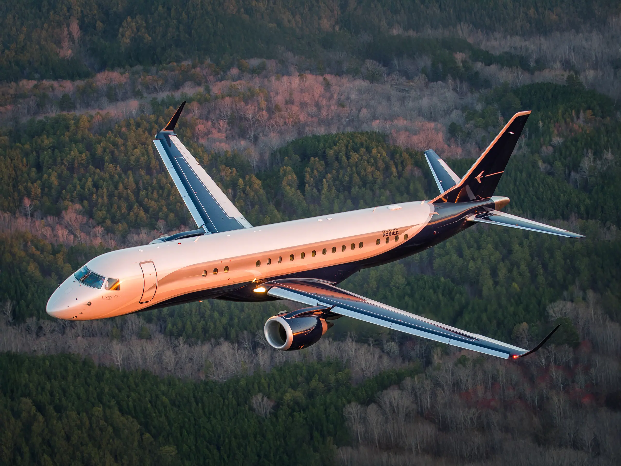 Long-Range, high capacity business jet comfortably seating 18 passengers