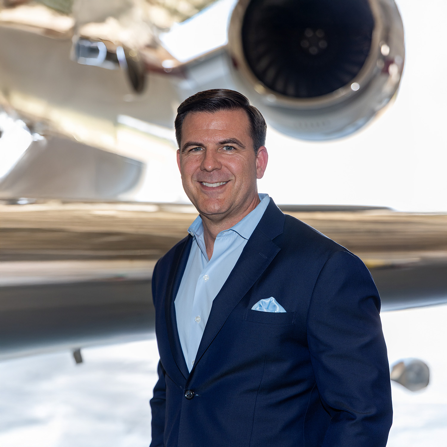 Private Jet Sales leadership Kyle Foddrill and Brent Monroe both managing partners