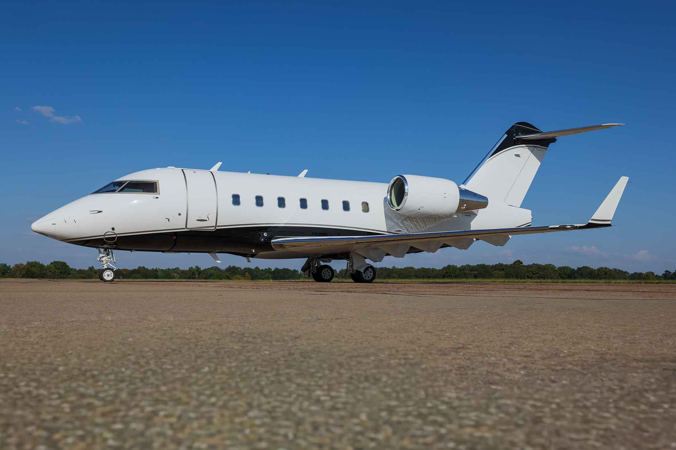 Private Jet Sales Bombardier Challenger 604 on the ground contact to acquire this aircraft