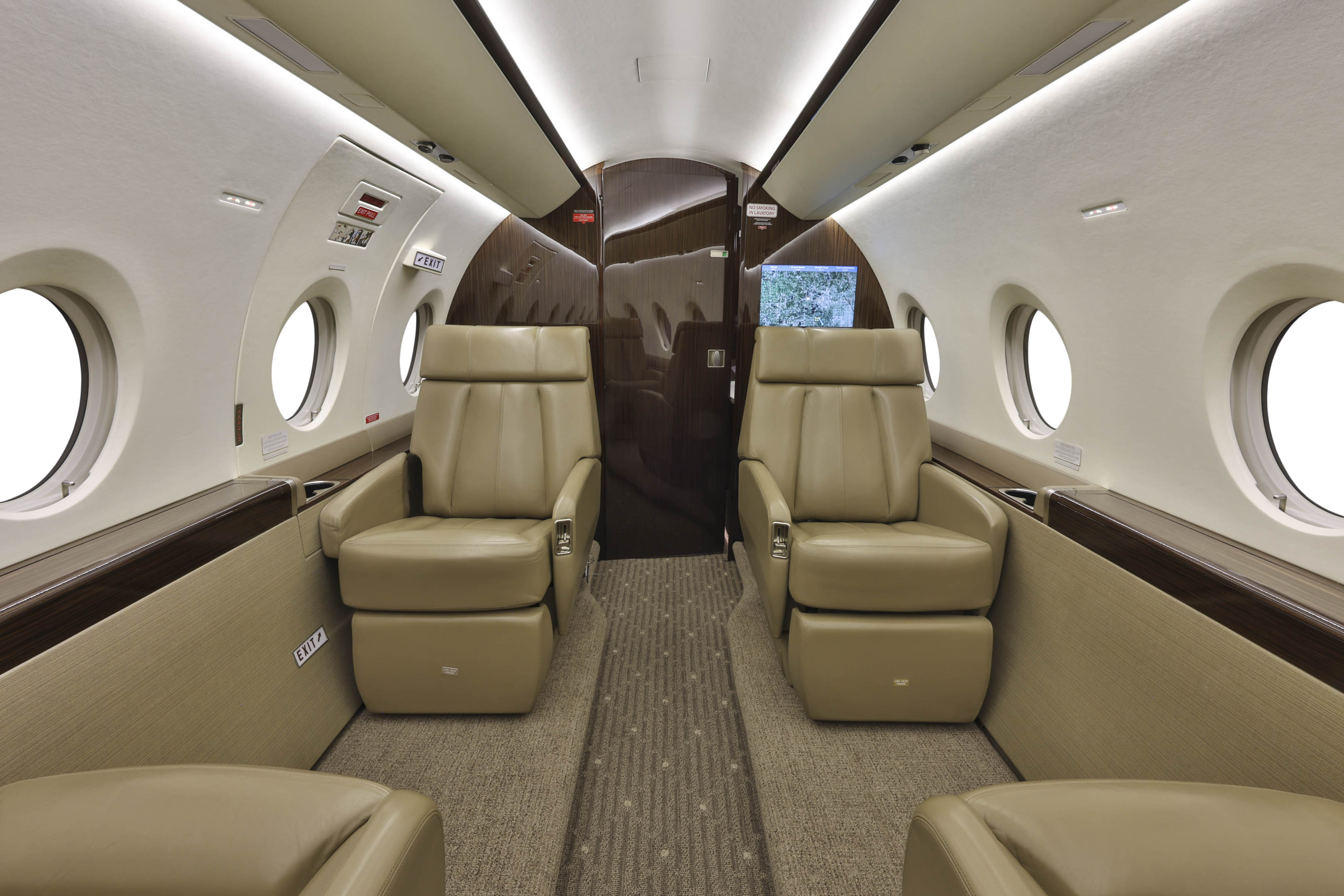 Exterior of the Falcon 2000LX by Dassault featuring PW308C engines