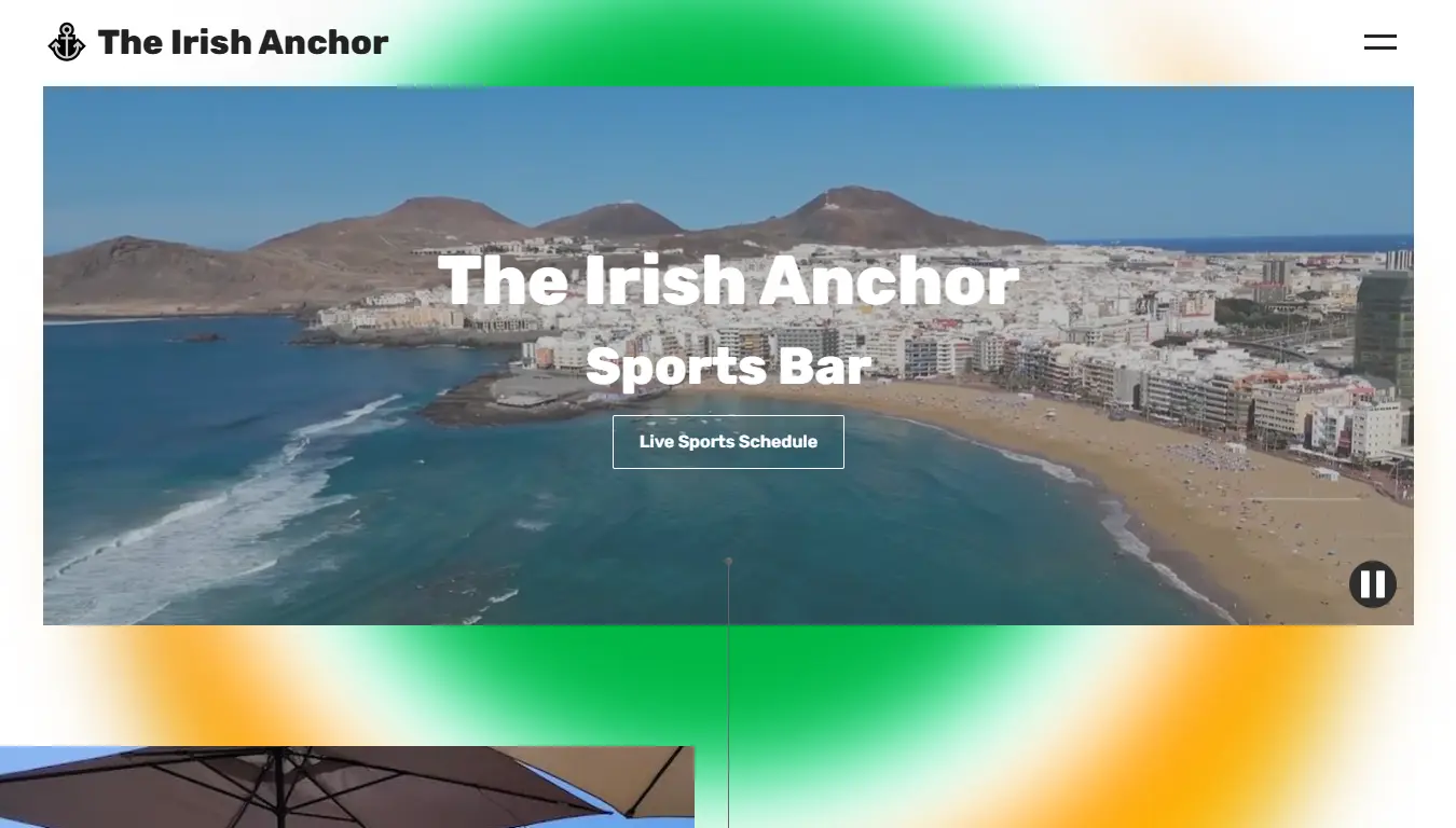 The Irish Anchor Landing Page