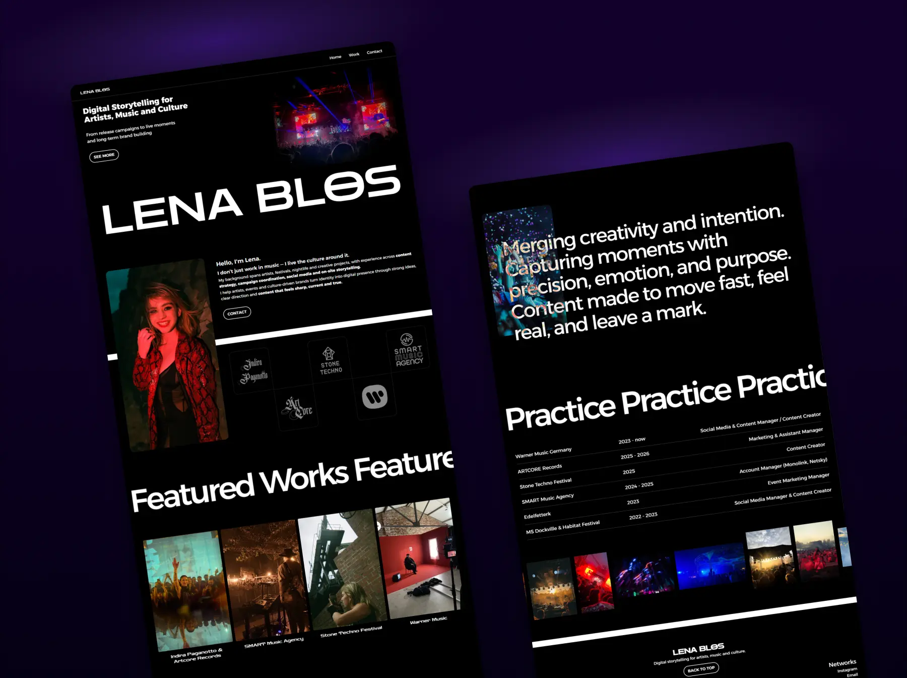 Lena Blos Portfolio Page