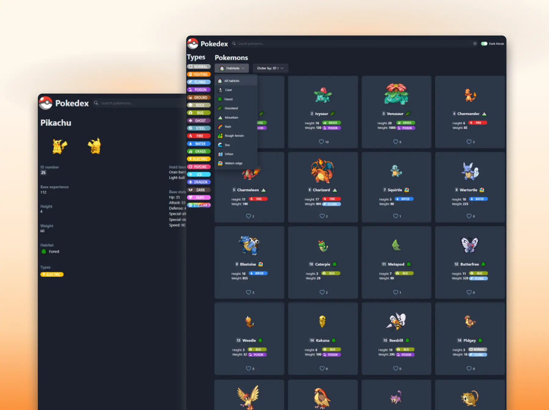 Pokedex Portfolio Page