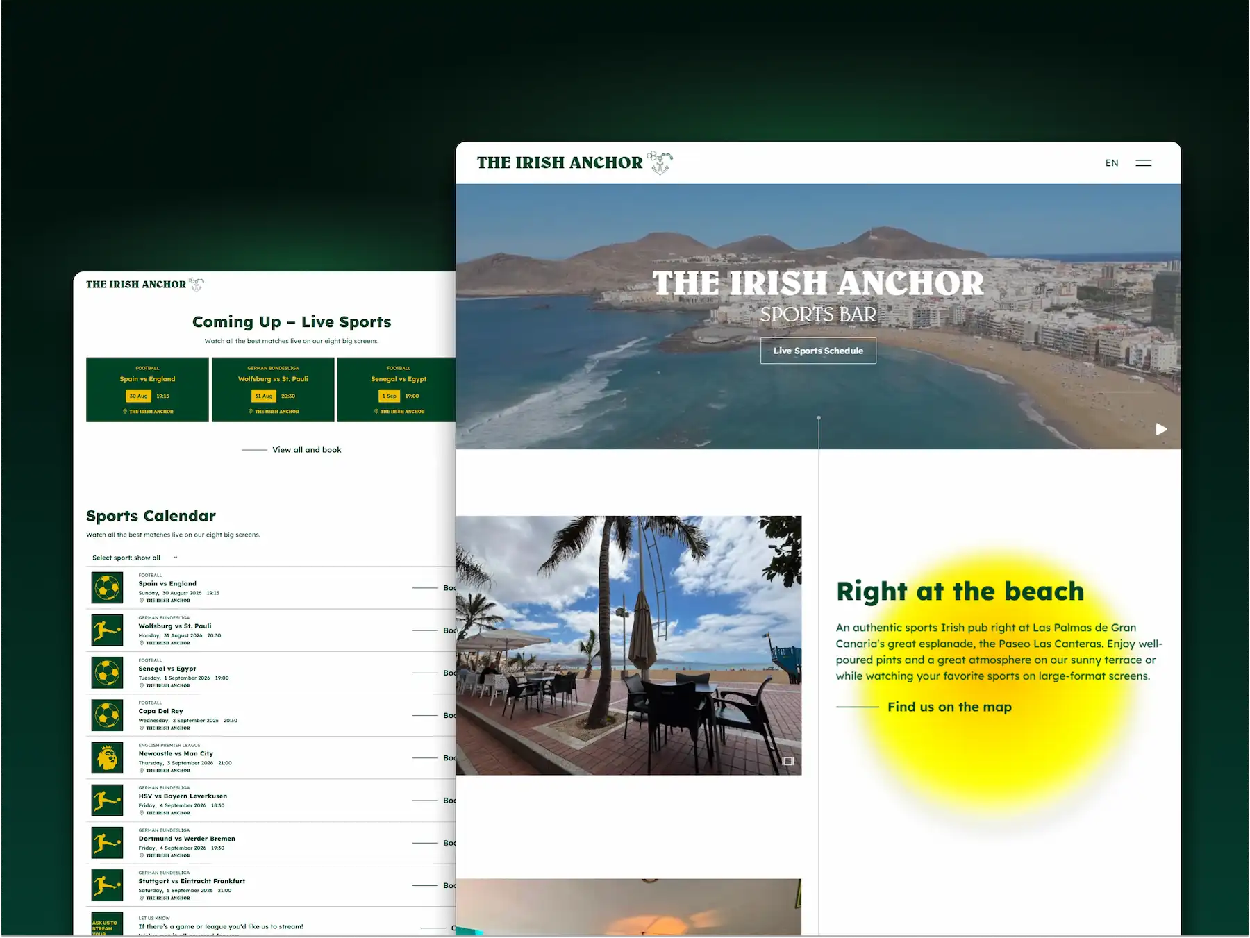The Irish Anchor Portfolio Page