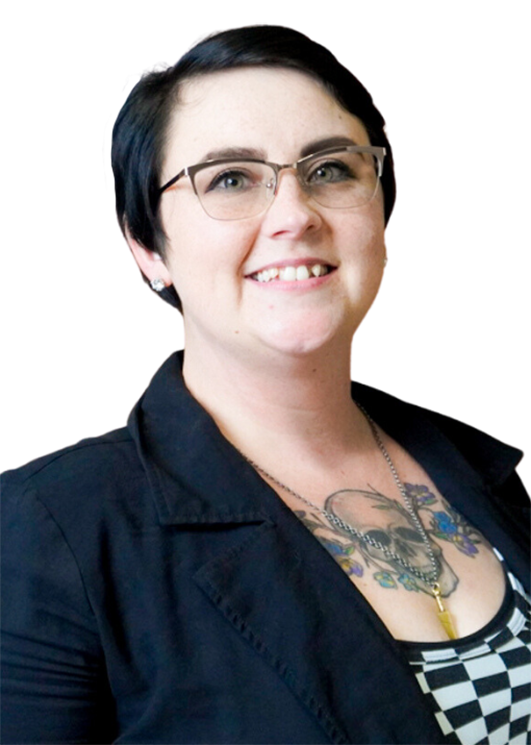 Headshot of Hannah Kinsey. 