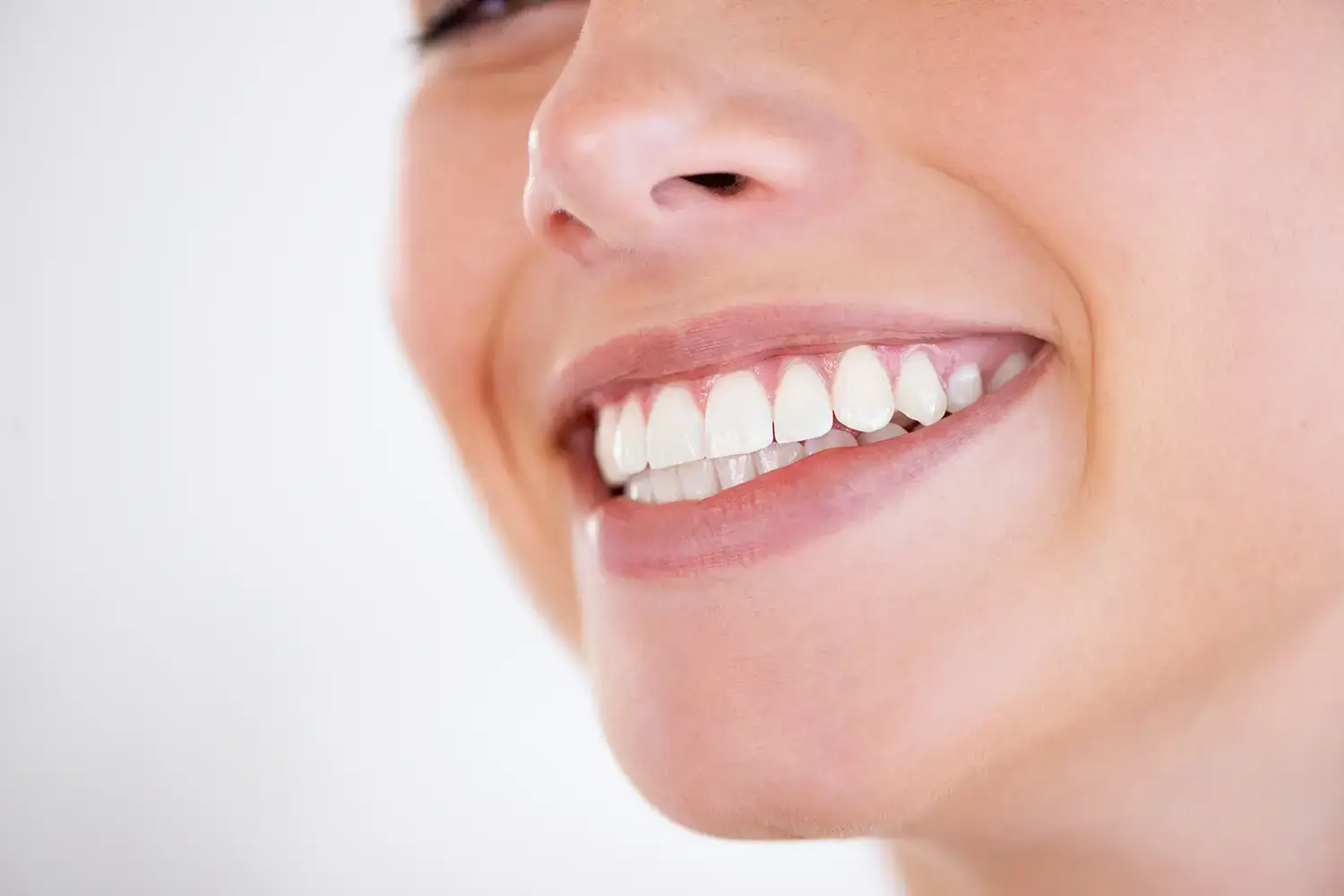 Close up of a woman's smile