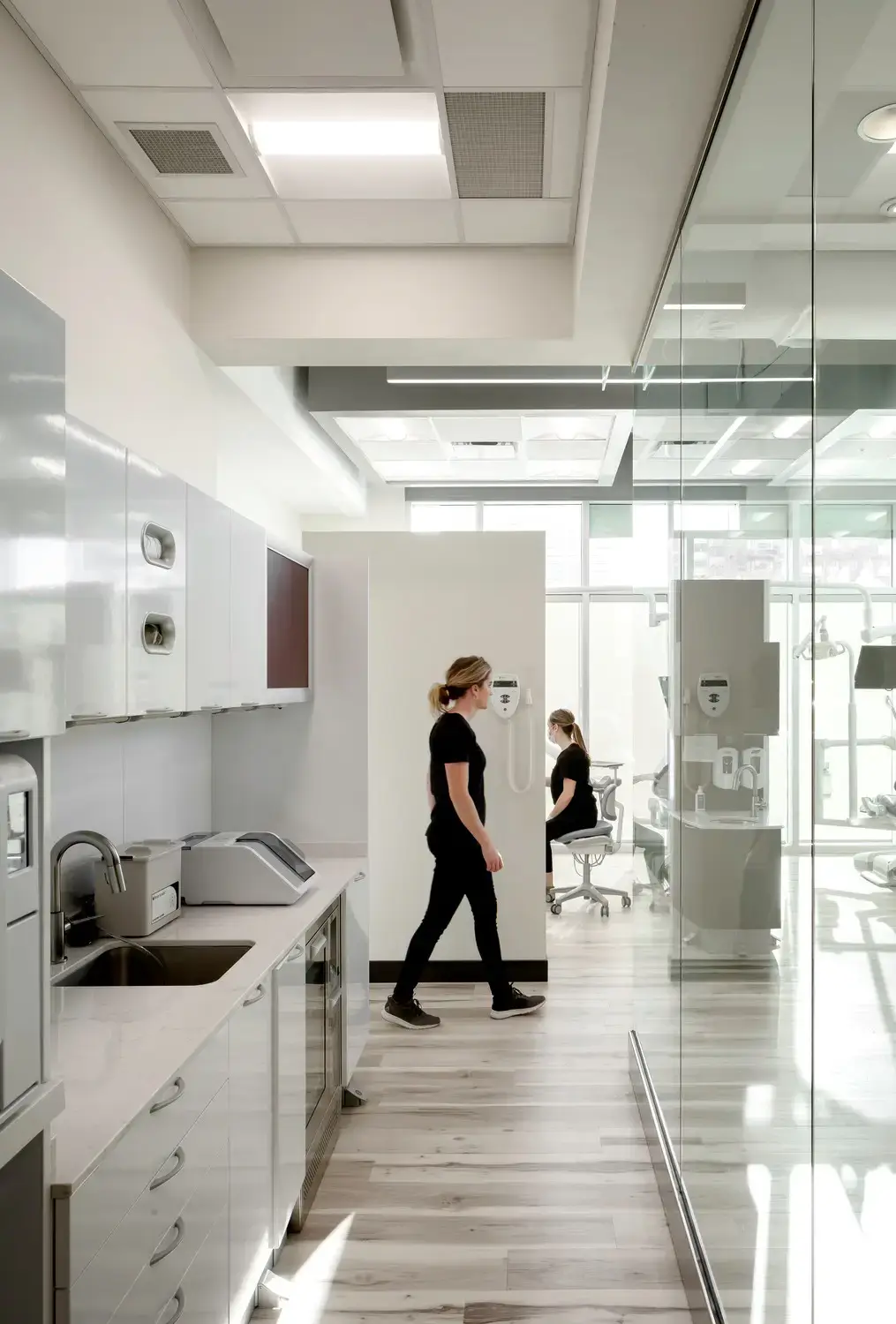 Interior photo of the Poplar office