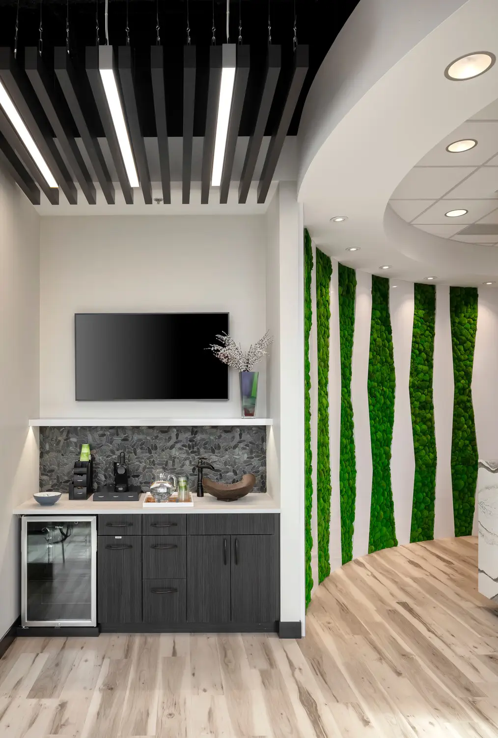 Interior photo of the Poplar office