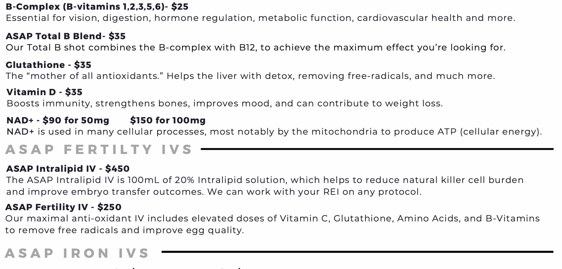 ASAP Fertility IVS
