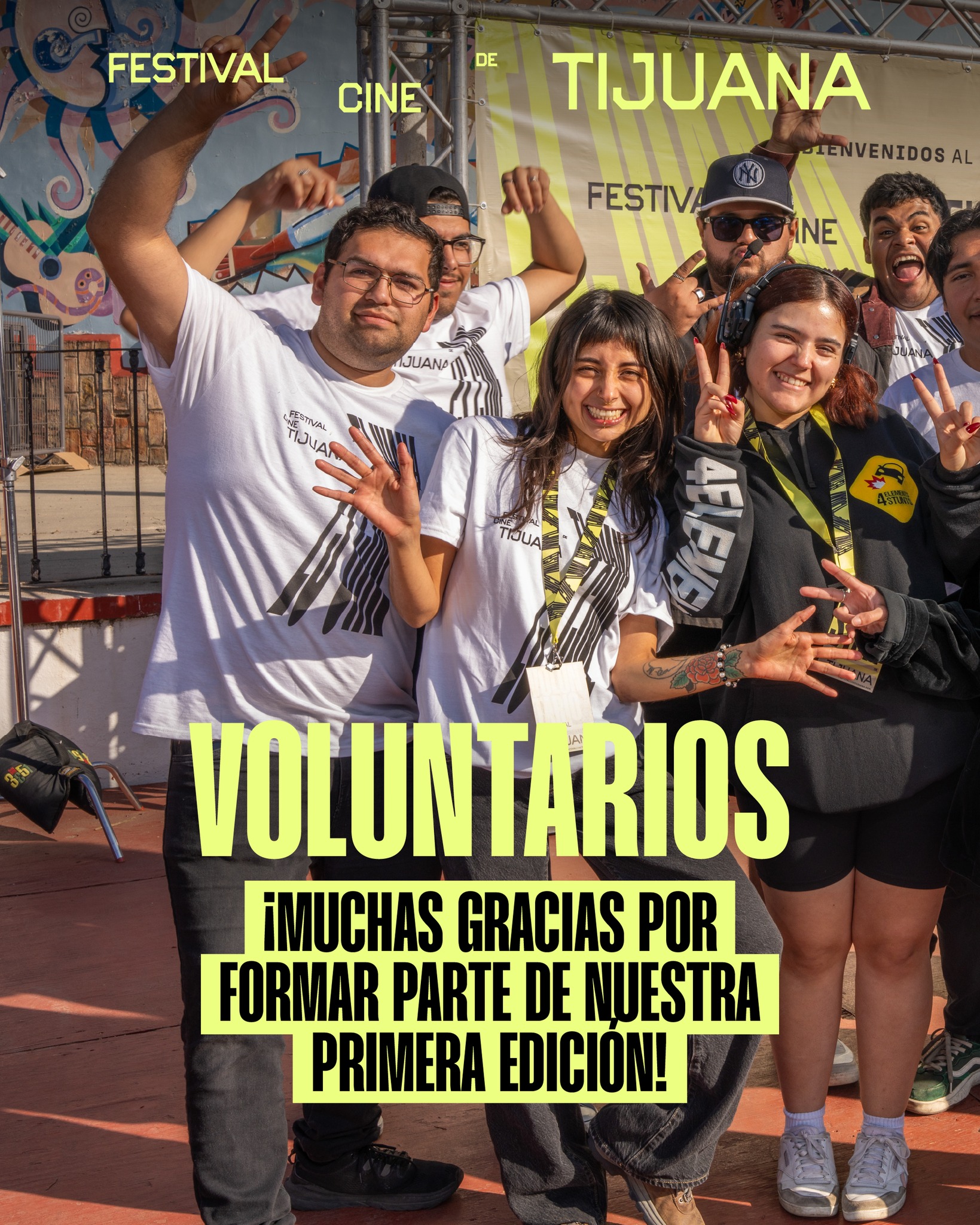 Los voluntarios fueron el corazón de esta primera edición del FCTJ
