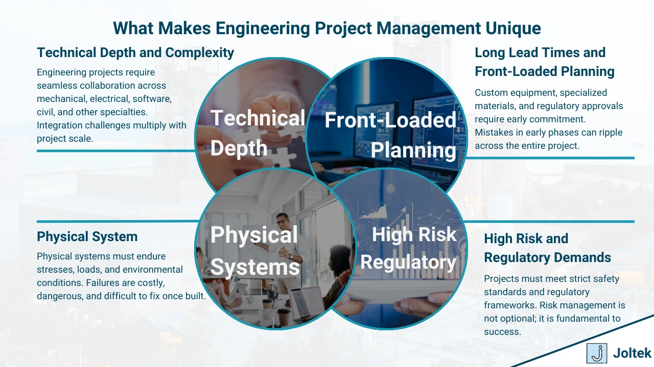 Figure 2 - Engineering Project Management Essentials: Skills, Strategies, and Frameworks | What Makes Engineering Project Management Unique