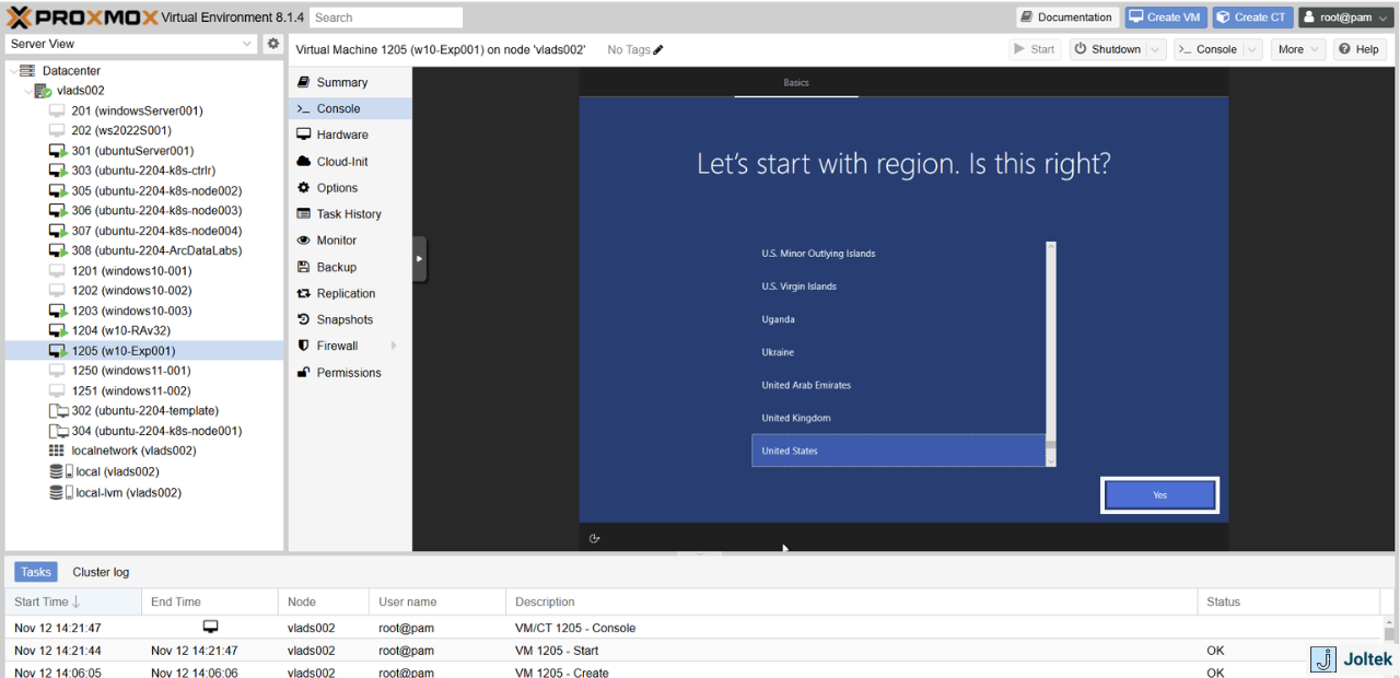 Figure 30 - Step-by-Step Guide Installing a Windows VM on a DELL PowerEdge R730xd with Proxmox | Configuring Windows