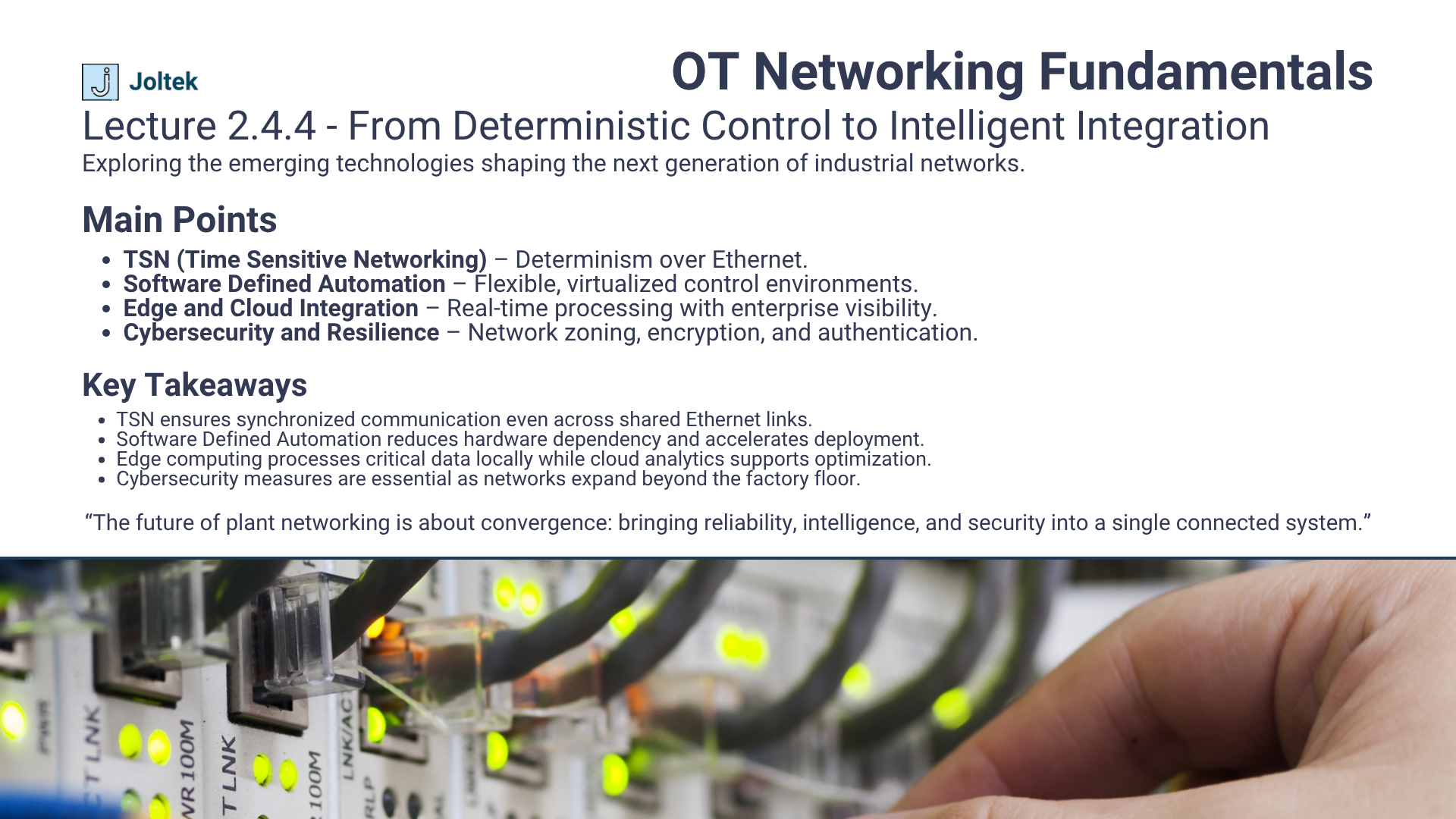 Lecture 2.4.4 - From Deterministic Control to Intelligent 