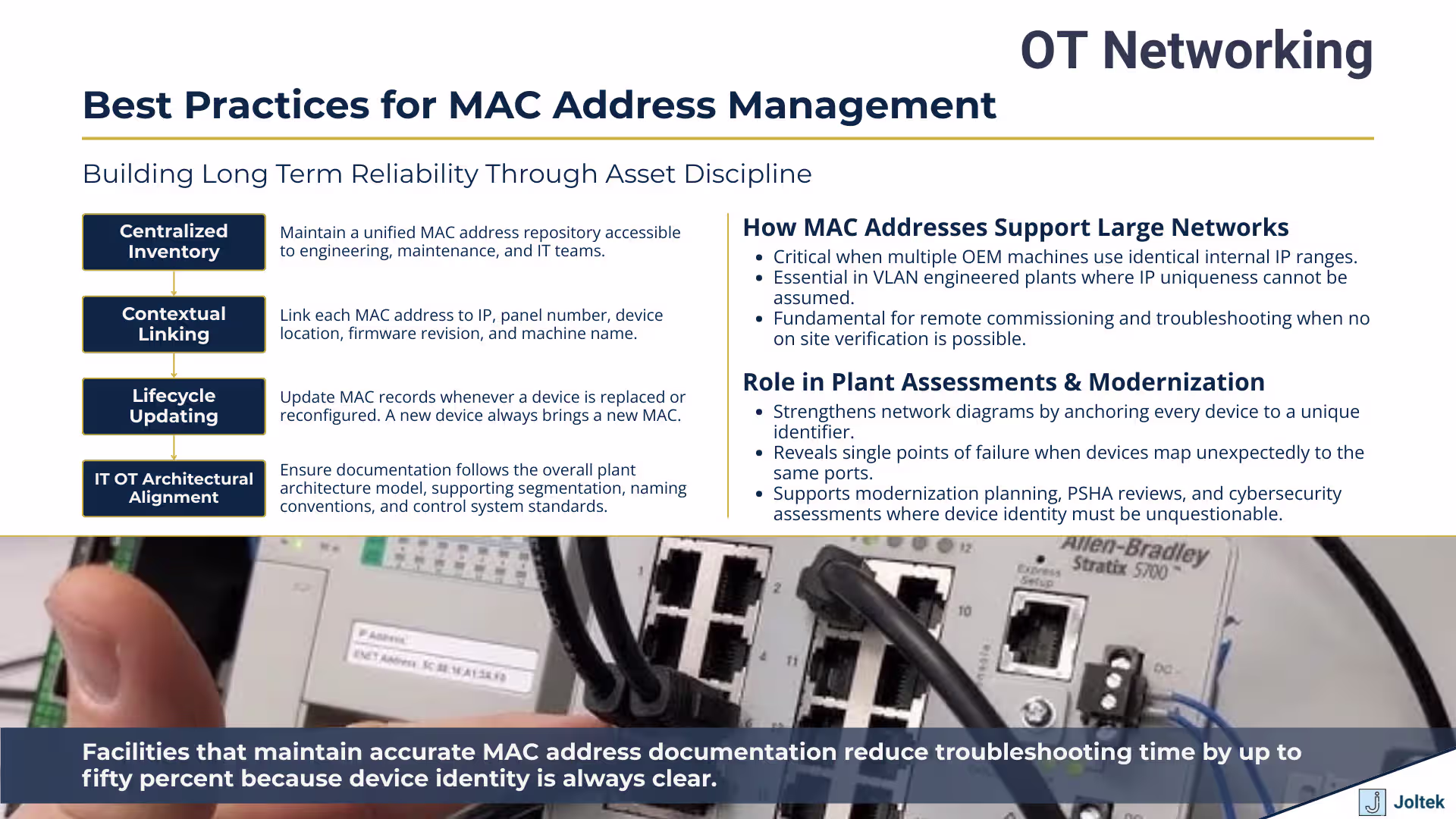 Best Practices for MAC Address Management
