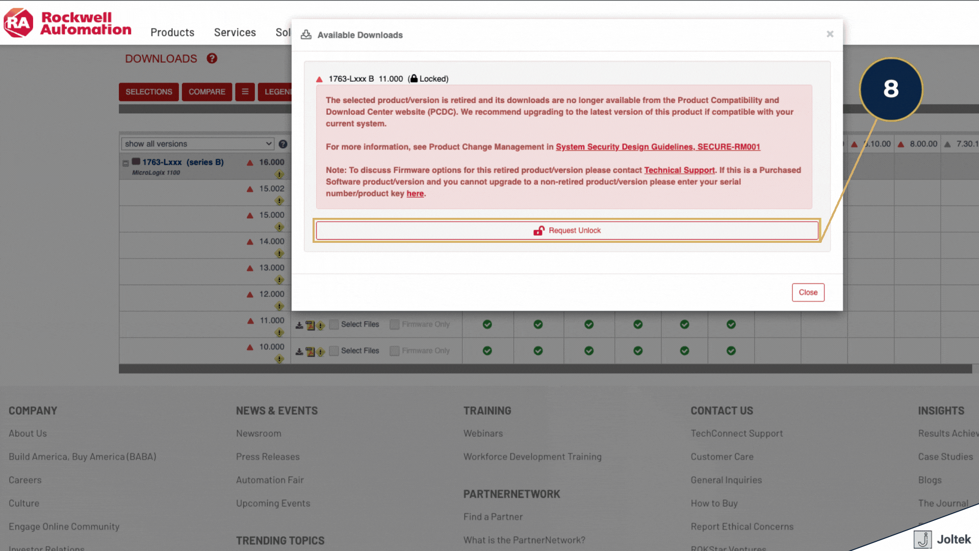 RSLogix 500 Download Free Full Version Rockwell Unlock Request Screen