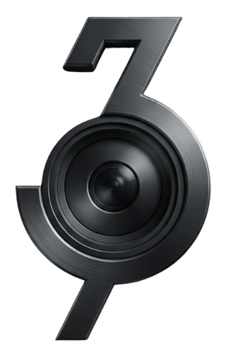 Metallic logo combining the numbers 3 and 9 with a circular, camera lens-like design in the center.