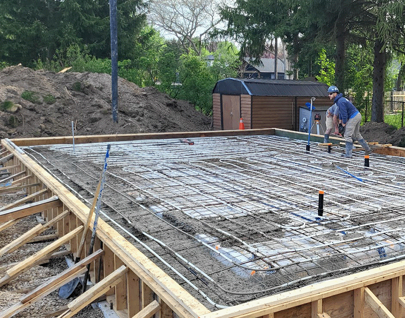 Constructing a slab onsite