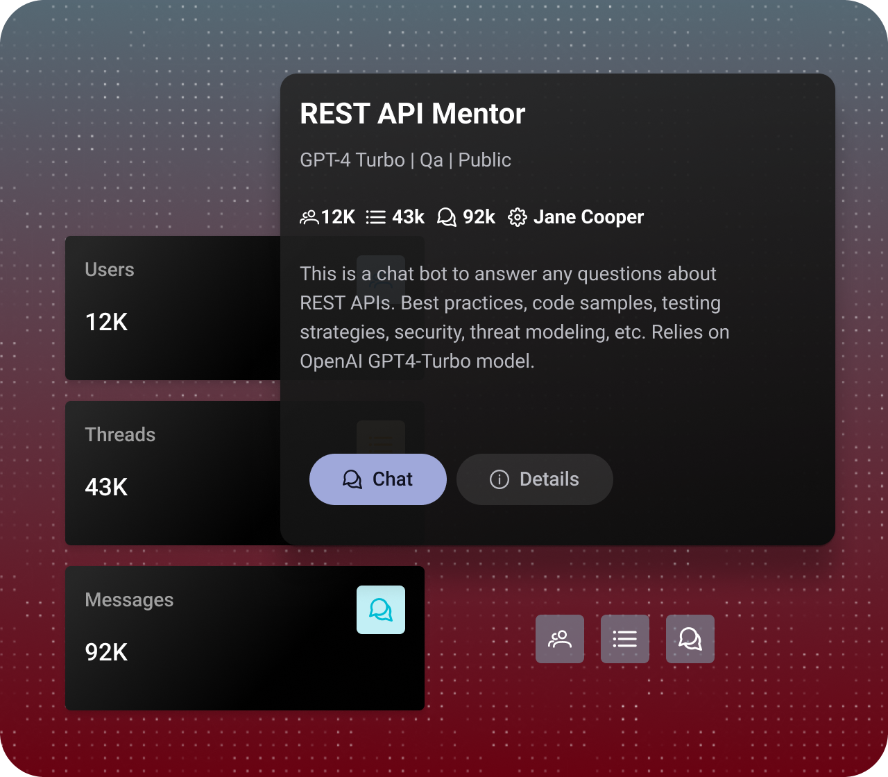 Tria Forge UI Screens Mockups