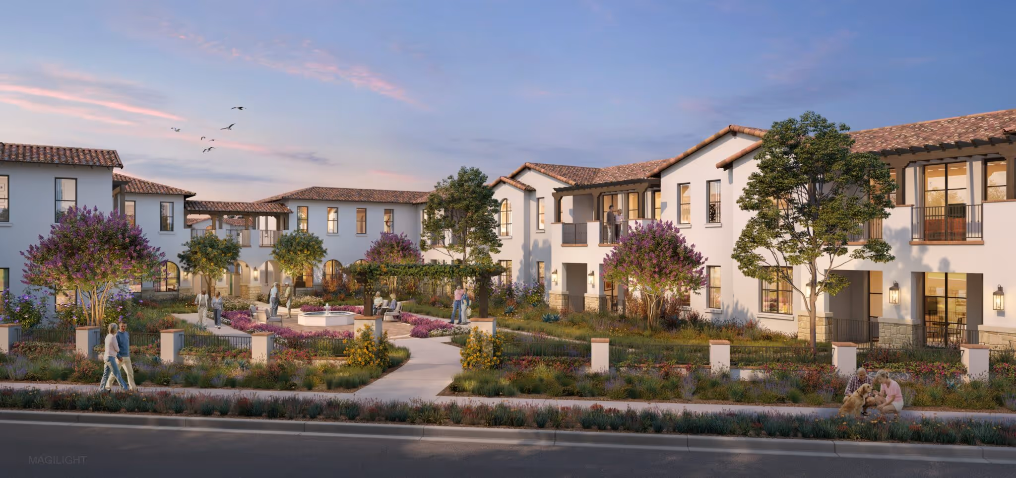 Rendering of Silvergate RSF Apartments Exterior