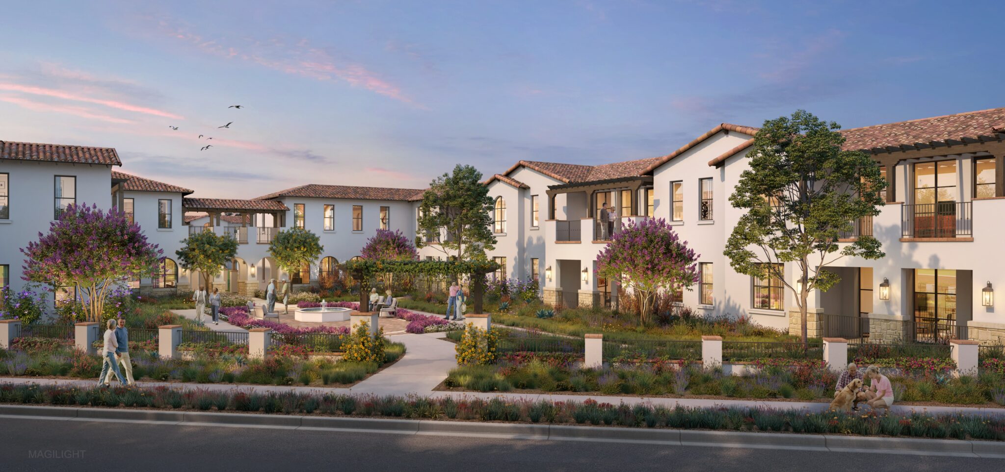 Rendering of Silvergate RSF Apartments Exterior