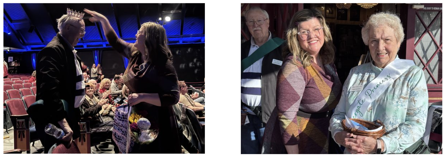 Residents names prince and princesses for the night