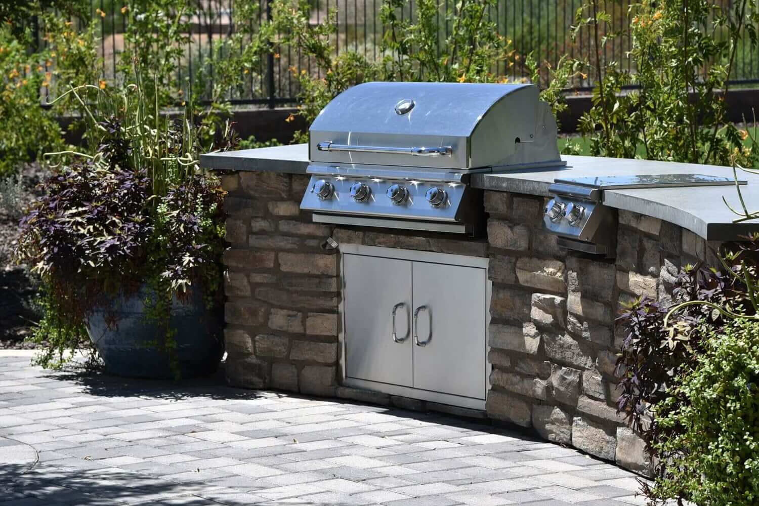Back yard grill