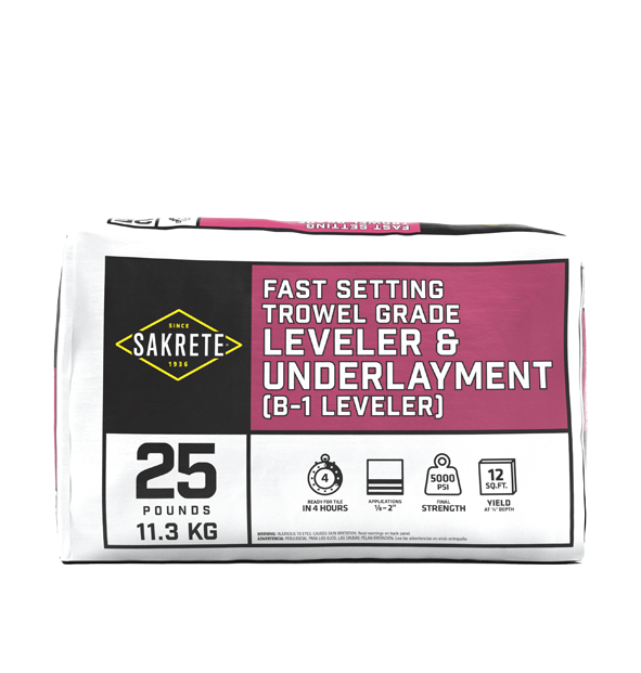 Trowel-Grade Leveler & Underlayment