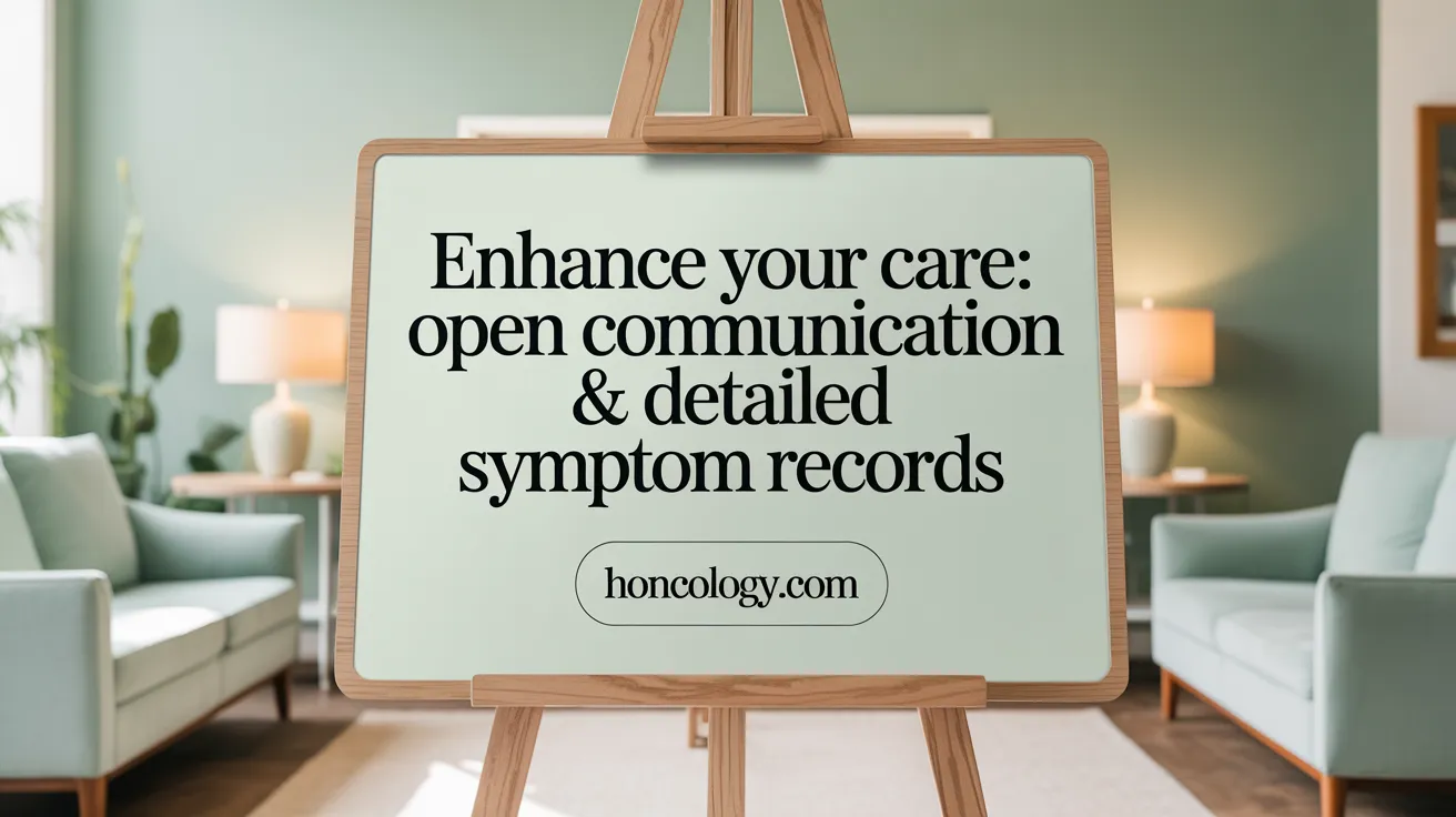 Enhance Your Care: Open Communication &amp; Detailed Symptom Records