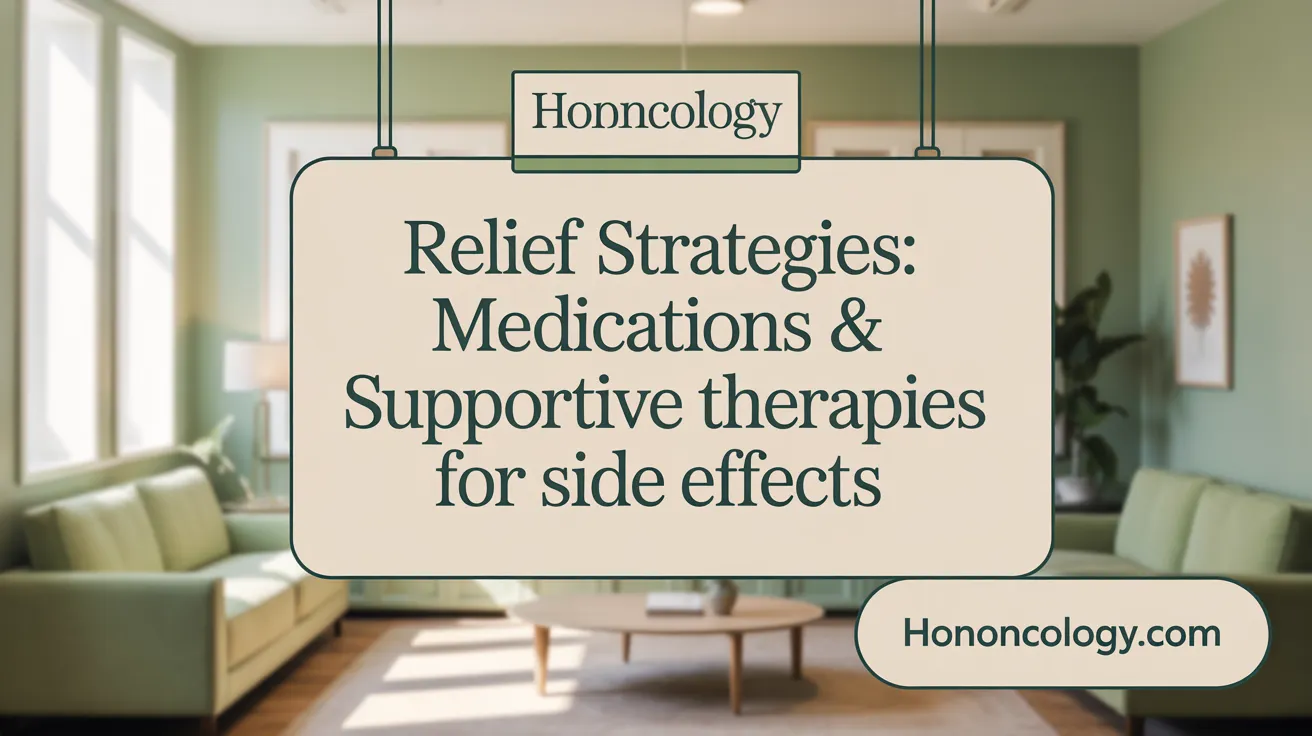 Relief Strategies: Medications &amp; Supportive Therapies for Side Effects