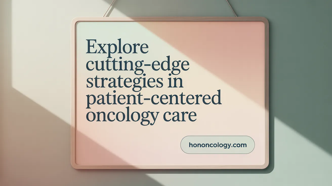 Explore Cutting-Edge Strategies in Patient-Centered Oncology Care