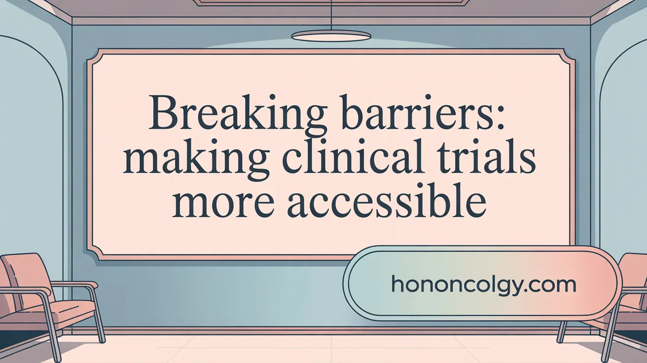 Breaking Barriers: Making Clinical Trials More Accessible