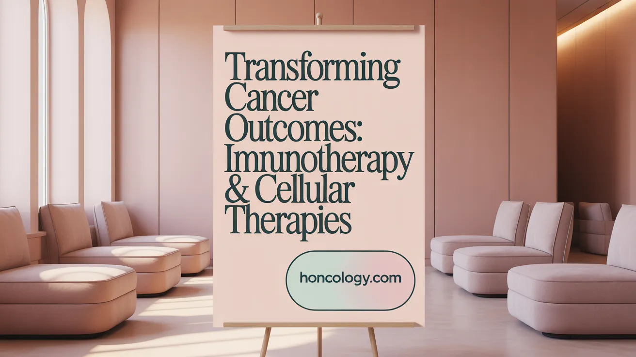 Transforming Cancer Outcomes: Immunotherapy &amp; Cellular Therapies