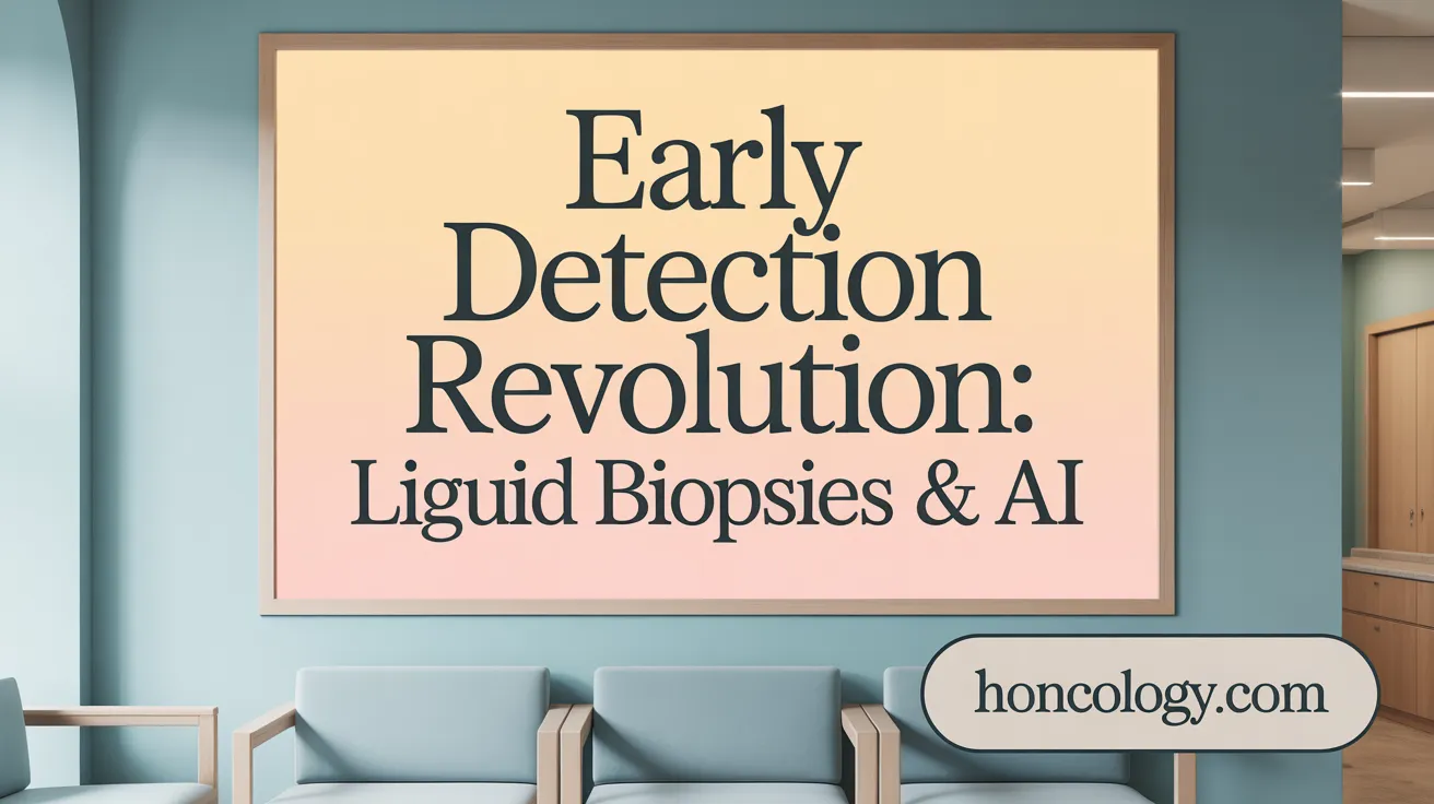 Early Detection Revolution: Liquid Biopsies &amp; AI