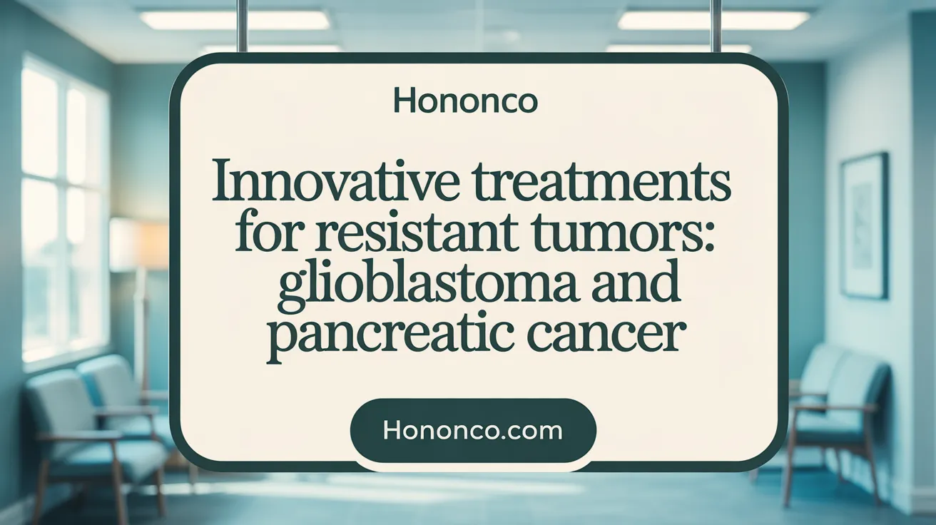 Innovative Treatments for Resistant Tumors: Glioblastoma and Pancreatic Cancer