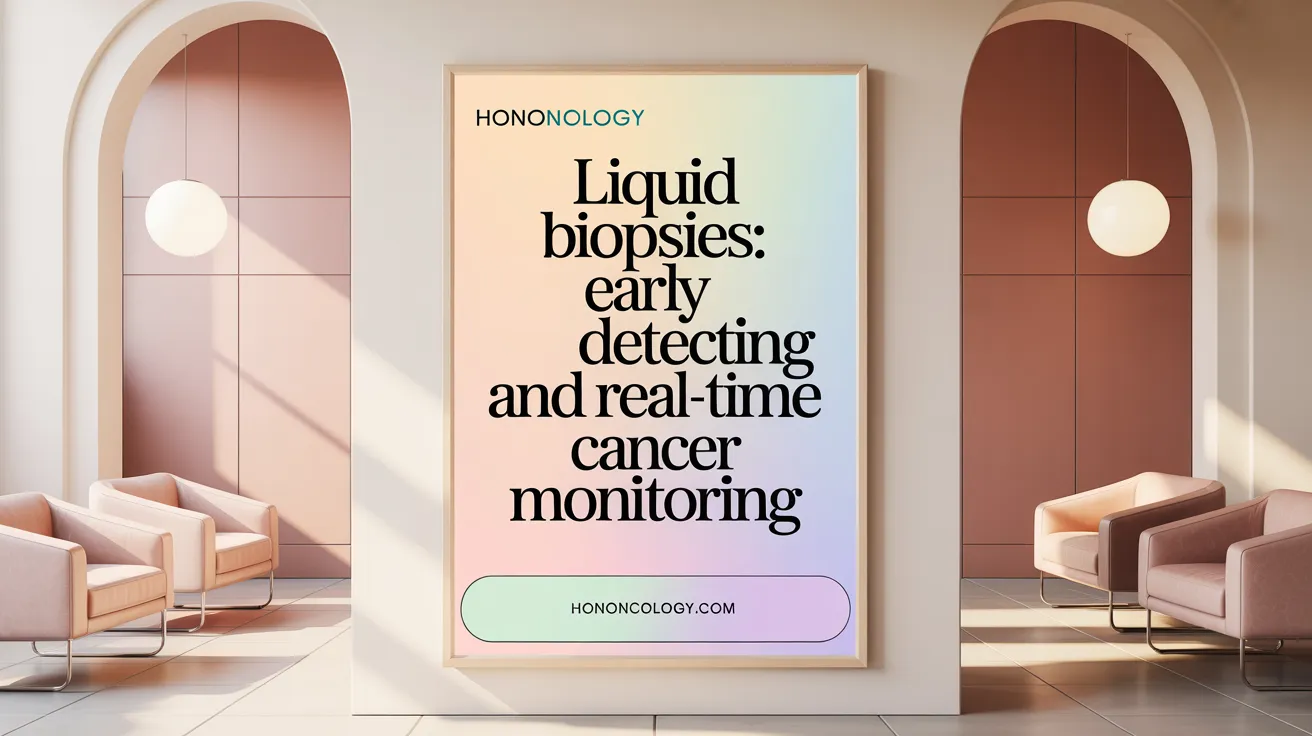 Liquid Biopsies: Early Detection and Real-Time Cancer Monitoring
