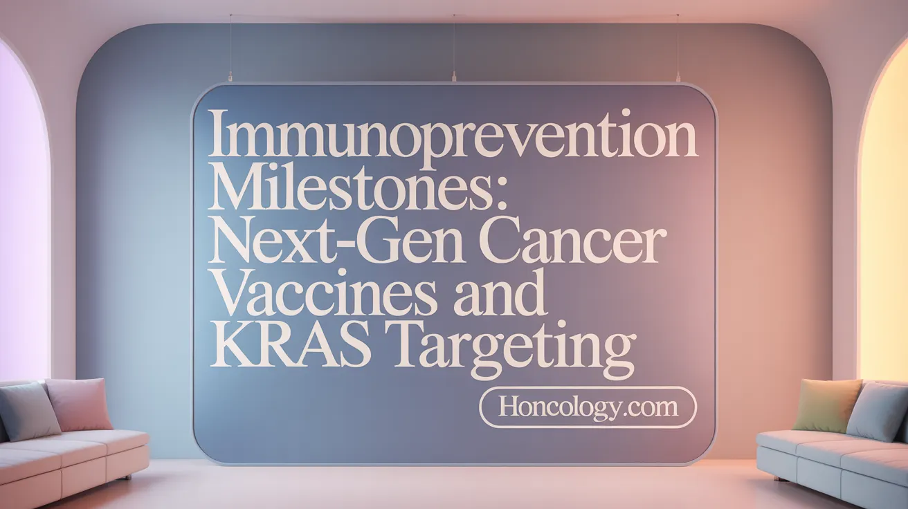 Immunoprevention Milestones: Next-Gen Cancer Vaccines and KRAS Targeting