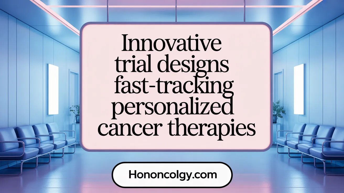 Innovative Trial Designs Fast-Tracking Personalized Cancer Therapies