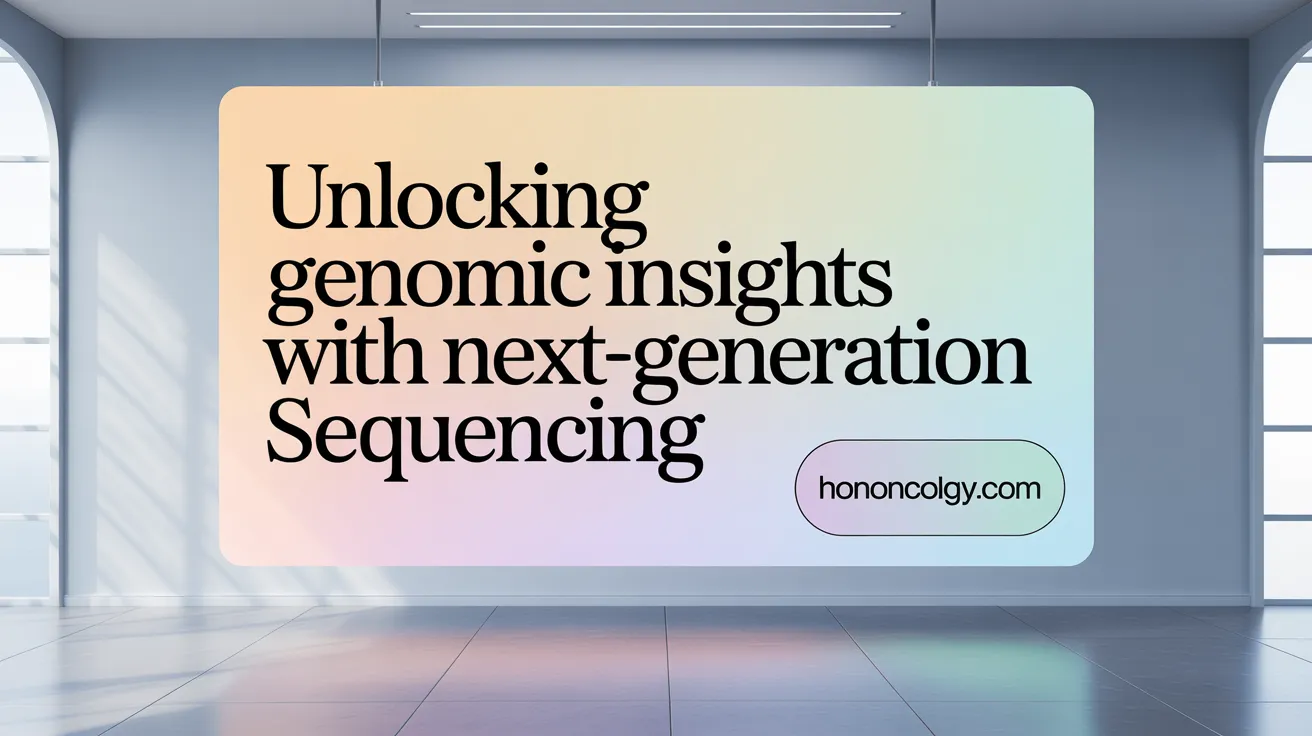 Unlocking Genomic Insights with Next-Generation Sequencing