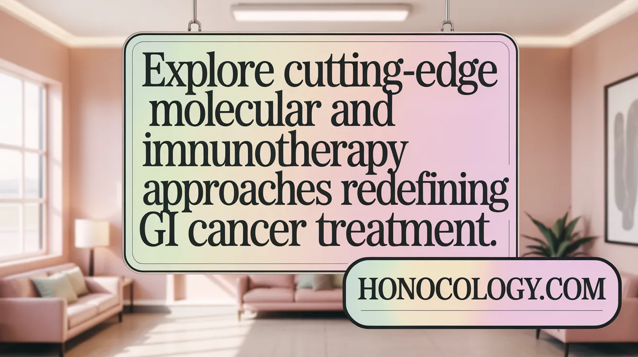 Explore Cutting-Edge Molecular and Immunotherapy Approaches Redefining GI Cancer Treatment