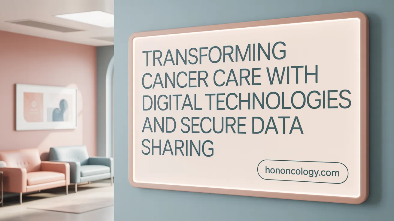 Transforming Cancer Care with Digital Technologies and Secure Data Sharing